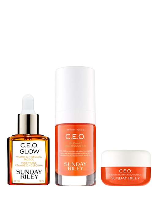 Sunday Riley Glow Goals Kit - verzorgingsset - voorkant undefined