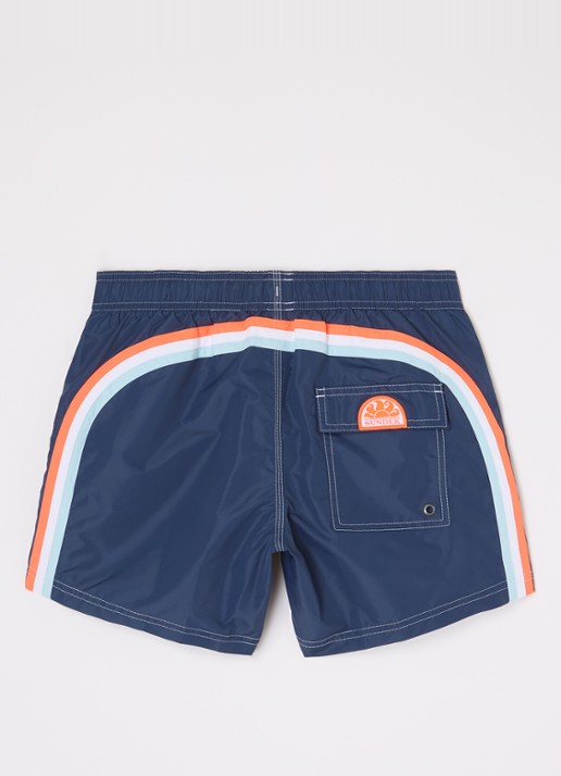 Sundek Zwemshorts met trekkoord - voorkant 2 donkerblauw