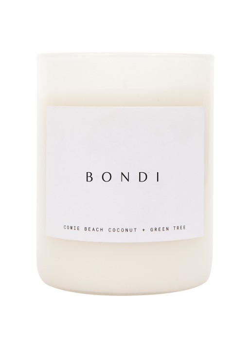 Sunnylife Candles & Fragrance geurkaars Bondi  - voorkant 3 wit