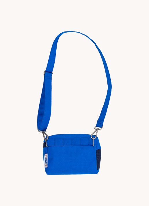 SUSAN BIJL Bum Bag Medium crossbodytas met waterafstotende coating - voorkant 2 kobaltblauw
