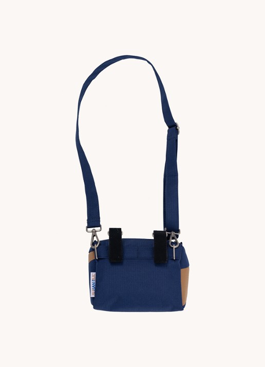 SUSAN BIJL Bum Bag Medium crossbodytas met waterafstotende coating - detail 5 donkerblauw