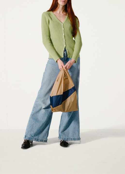SUSAN BIJL Shopping Bag waterafstotende shopper  - voorkant 2 camel