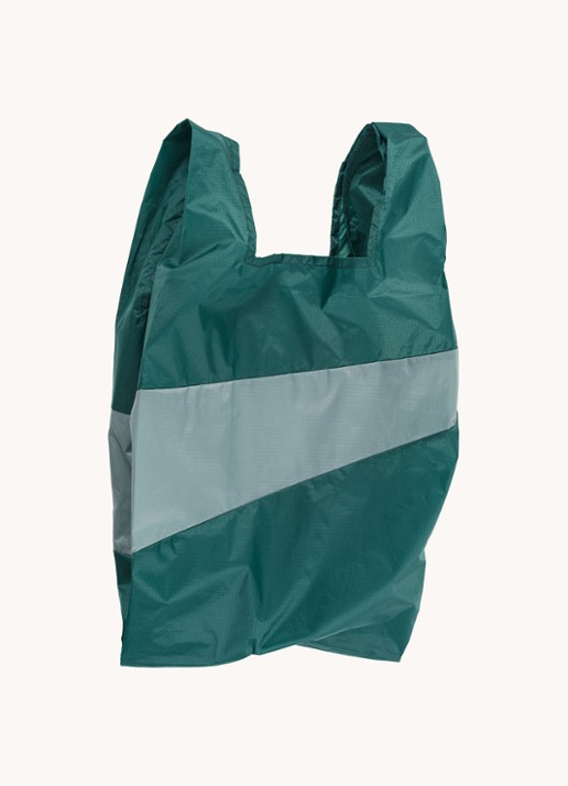 SUSAN BIJL Shopping Bag waterafstotende shopper  - voorkant 2 groen