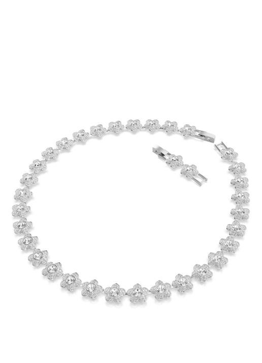 Swarovski 2026 Capsule ketting met kristal  - detail zilver