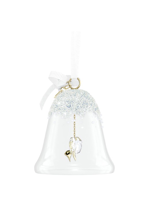Swarovski Annual Edition: kerstklok ornament 2026 - detail 2 transparant