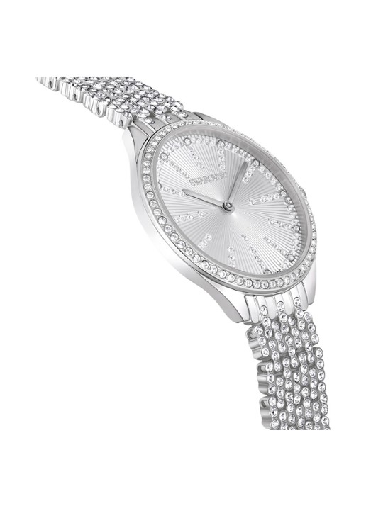 Swarovski ATTRACT PAVE FP SIL/WHITE/STS - detail 4 zilver