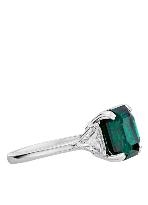 Swarovski Attract ring met kristal  - detail 2 zilver
