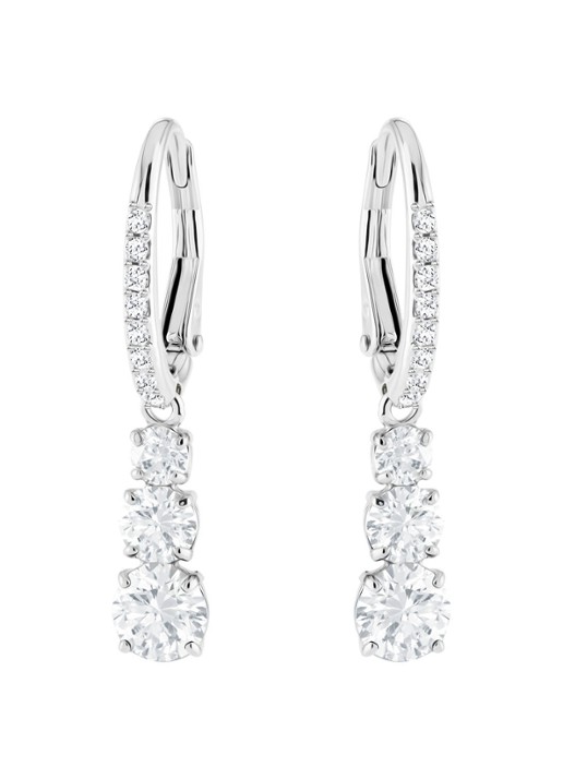 Swarovski Attract Trilogy oorringen met kristal