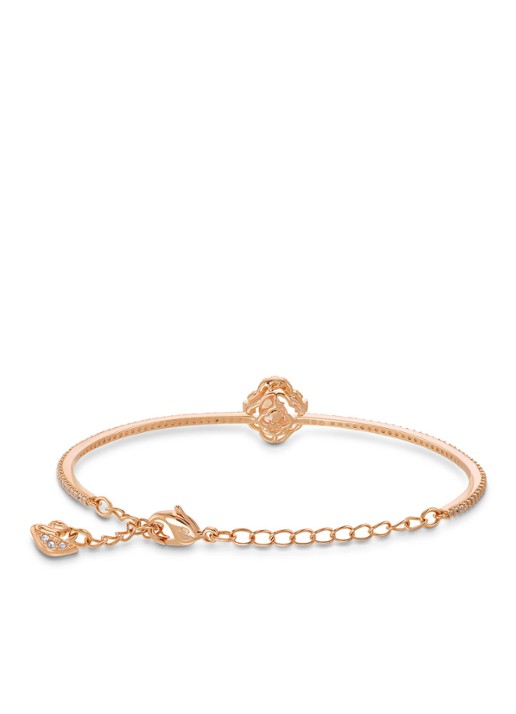 Swarovski Bangle met kristal - detail 3 roségoud