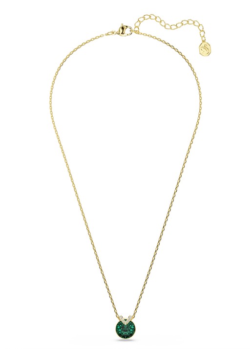 Swarovski Bella ketting met kristal - detail goud