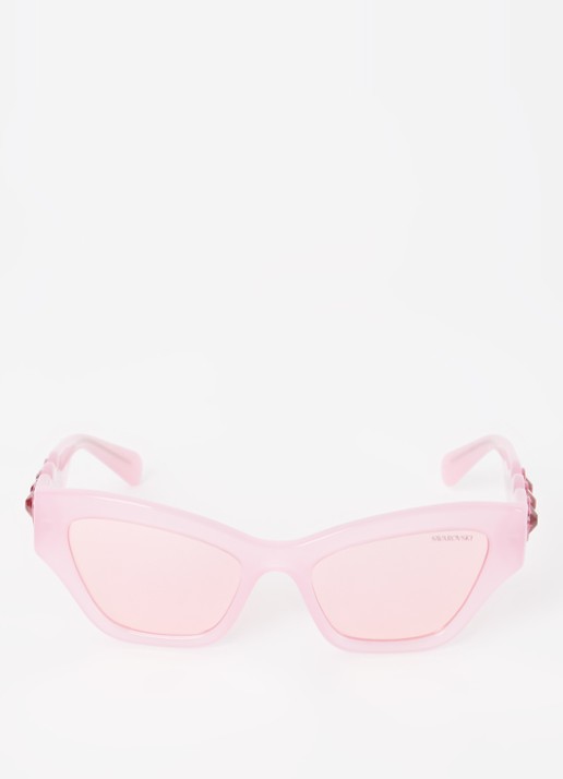 Swarovski Cat Eye zonnebril SK6021 - detail roze