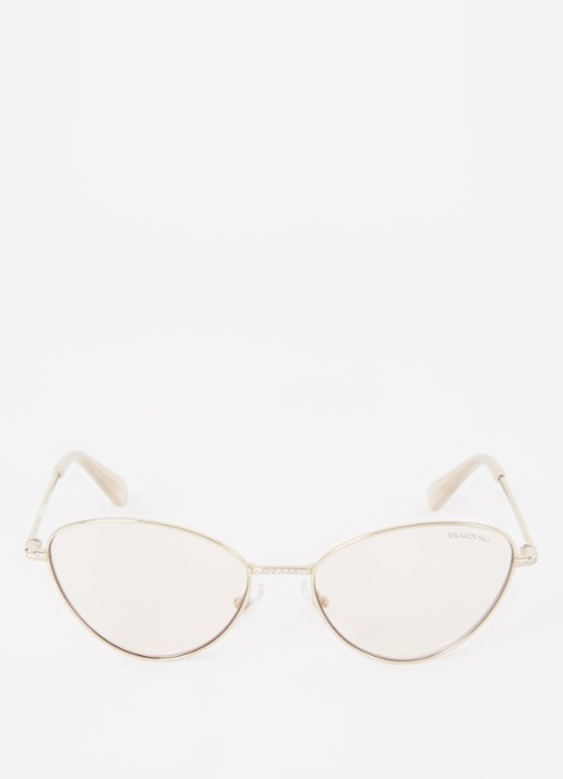 Swarovski Cat Eye zonnebril SK7014 - detail goud