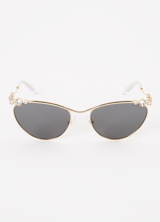 Swarovski Cat Eye zonnebril SK7017 - detail goud