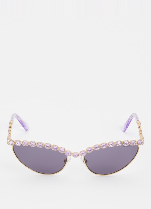 Swarovski Cat Eye zonnebril SK7030 - detail 2 paars