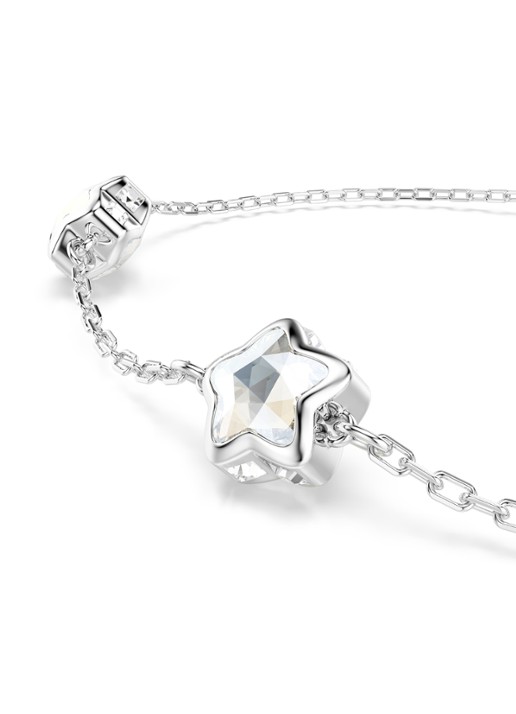 Swarovski Chroma armband met kristal - detail 2 zilver