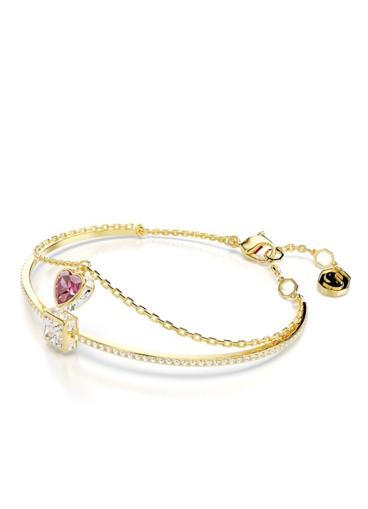 Swarovski Chroma armband verguld M  - detail 2 goud