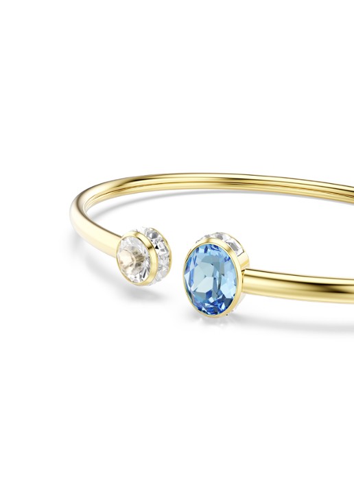 Swarovski Chroma bangle met kristal - detail 2 goud