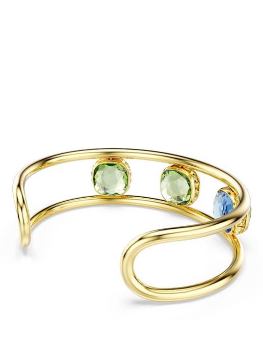 Swarovski Chroma bangle verguld M  - detail 4 goud