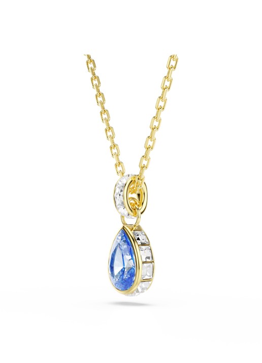 Swarovski Chroma ketting met kristal - detail 2 goud