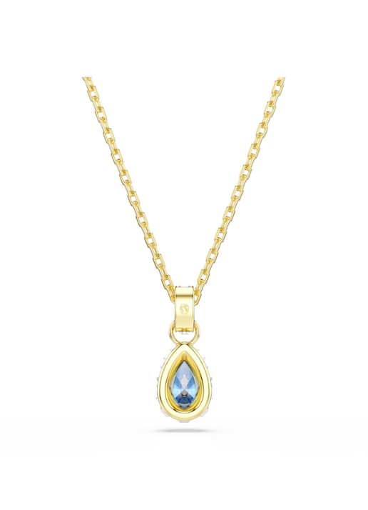 Swarovski Chroma ketting met kristal - detail 4 goud