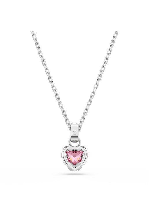 Swarovski Chroma ketting met kristal - detail 5 zilver