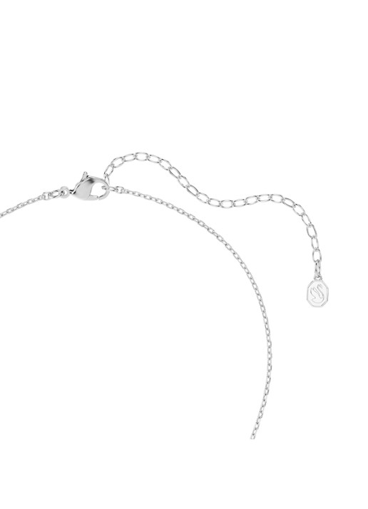 Swarovski Chroma ketting met kristal - detail 3 zilver