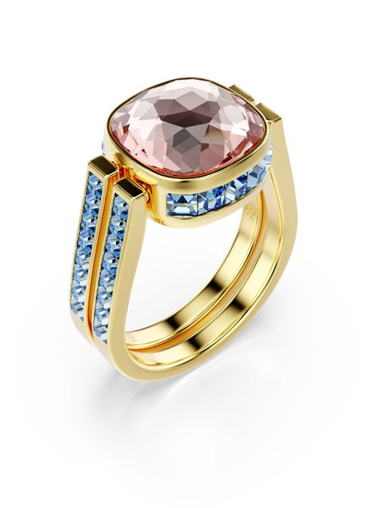 Swarovski Chroma ring verguld 52 - detail goud