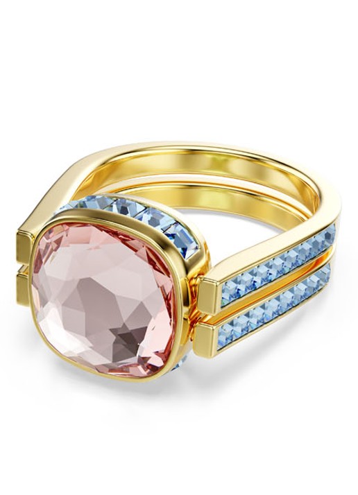 Swarovski Chroma ring verguld 52 - voorkant 6 goud
