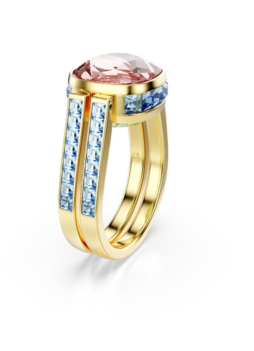 Swarovski Chroma ring verguld 58 - detail 3 goud