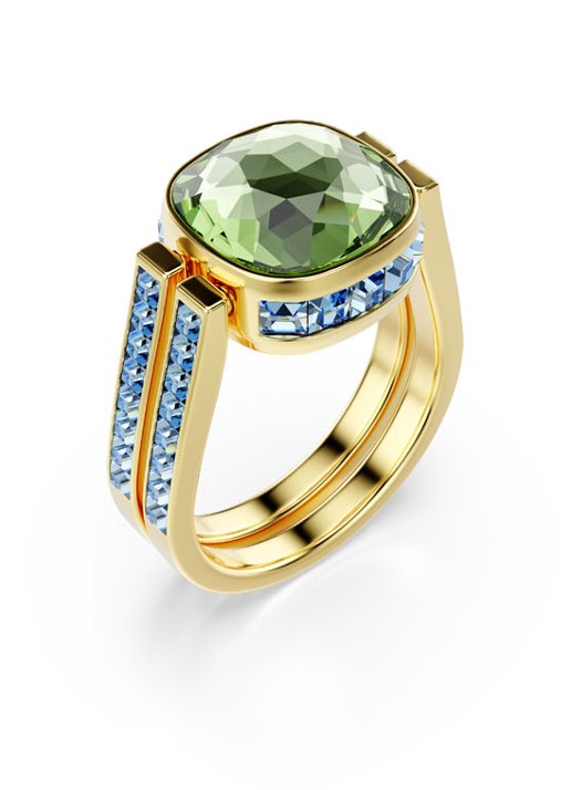 Swarovski Chroma ring verguld 60  - detail 3 goud