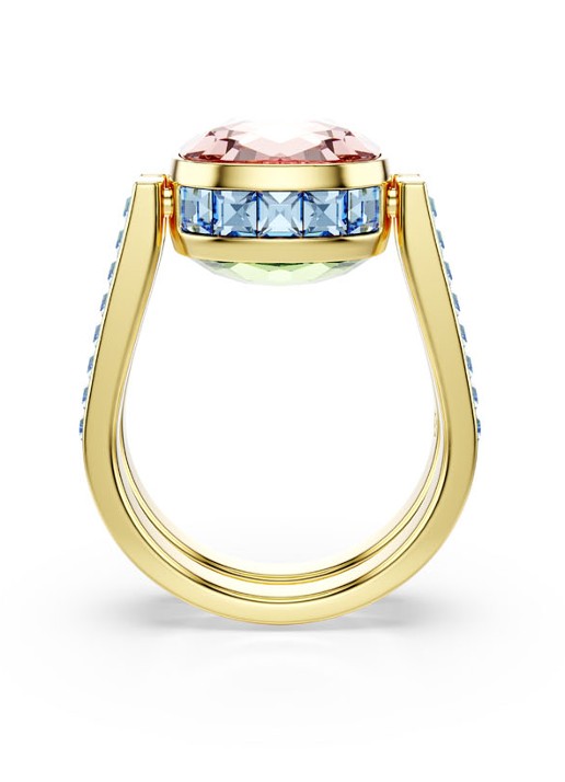 Swarovski Chroma ring verguld 60  - detail 5 goud