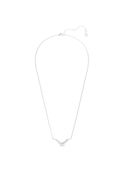 Swarovski Classica ketting met kristal - detail zilver