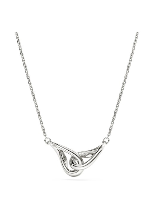 Swarovski Classica ketting met kristal  - detail 4 zilver