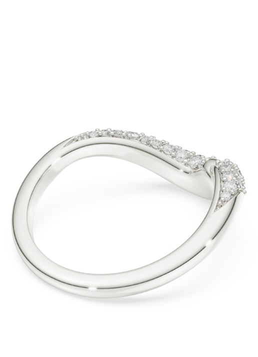 Swarovski Classica ring met kristal 52 - detail 3 zilver