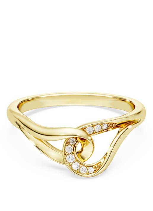 Swarovski Classica ring verguld 55