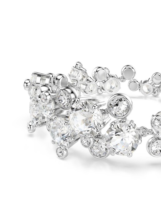 Swarovski Constella armband met kristal M - detail 3 zilver