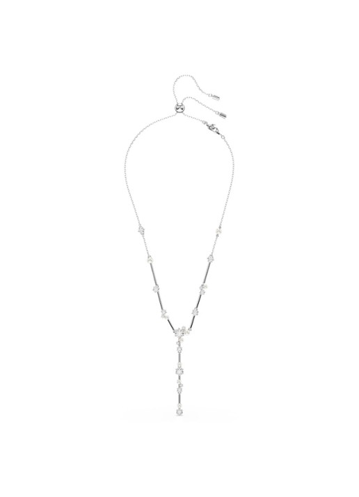 Swarovski Constella ketting met hanger  - detail zilver