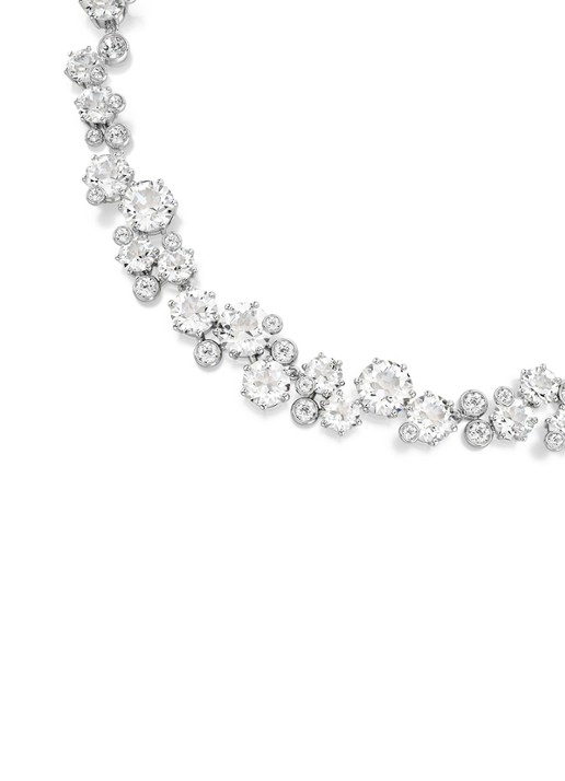 Swarovski Constella ketting met kristal - detail 5 zilver