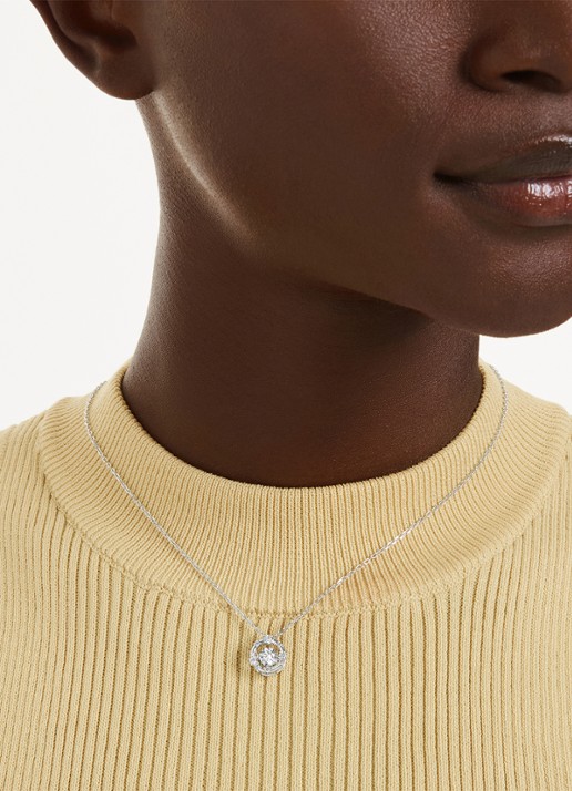 Swarovski Constella ketting met kristal - detail 5 zilver