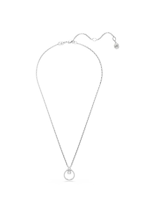 Swarovski Constella ketting met zirkonia - detail zilver