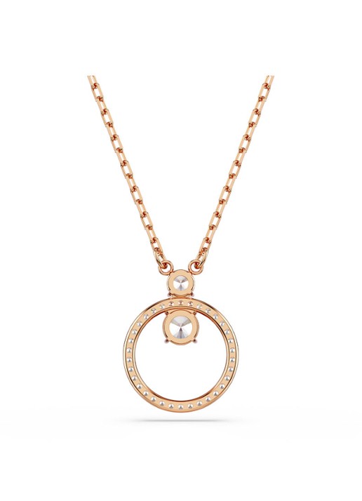 Swarovski Constella ketting met zirkonia - detail 3 roségoud