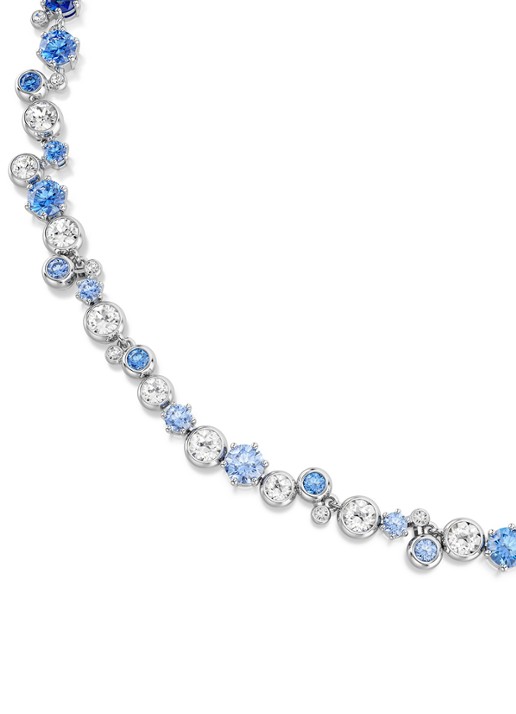 Swarovski Constella ketting met zirkonia - detail 4 zilver