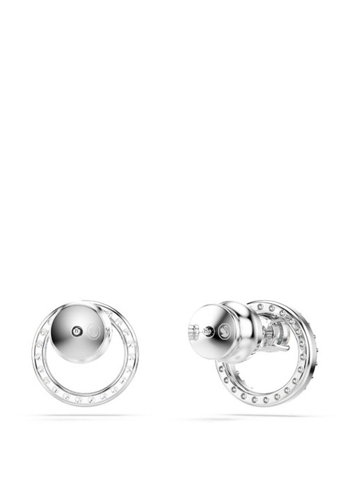 Swarovski Constella oorknopjes met zirkonia - detail 4 zilver