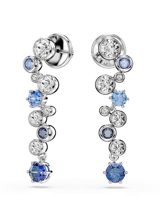 Swarovski Constella oorstekers met zirkonia - detail 3 zilver