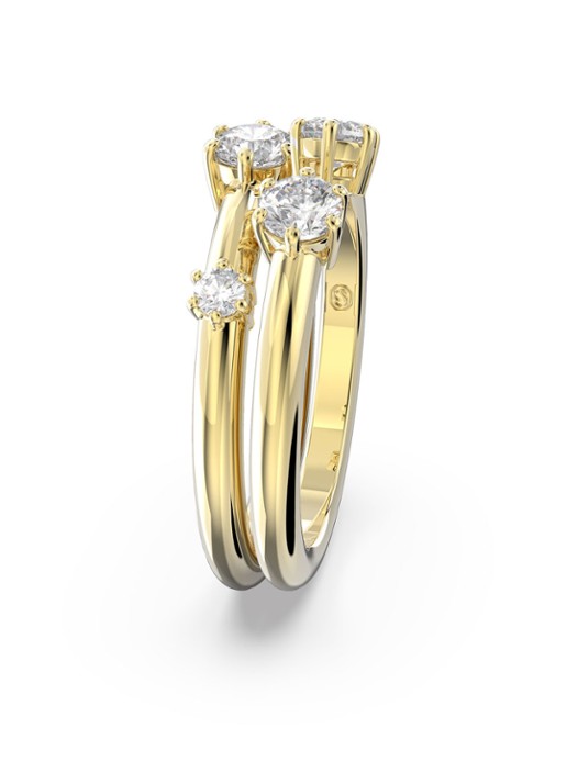 Swarovski Constella ring met kristal - detail 2 goud