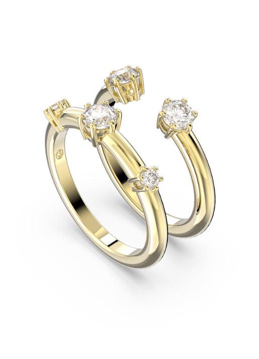Swarovski Constella ring met kristal - detail goud