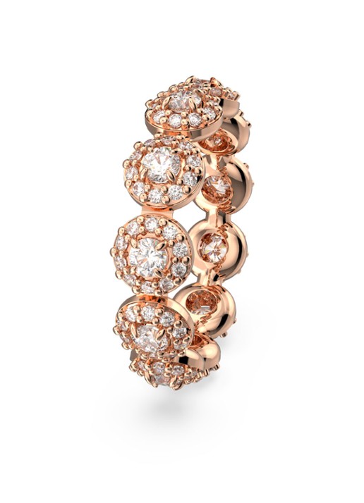Swarovski Constella ring met kristal - detail 2 roségoud