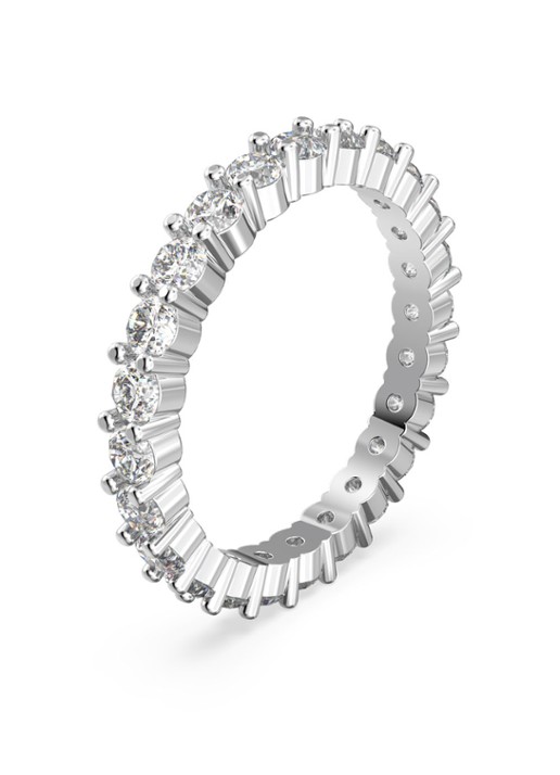 Swarovski Constella ring met kristal - detail 3 zilver