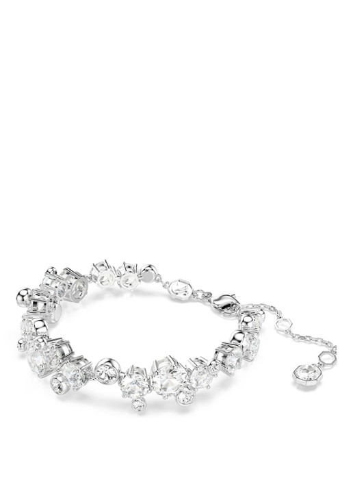 Swarovski Constella set van ketting, armband en oorstekers met kristal - detail 5 zilver