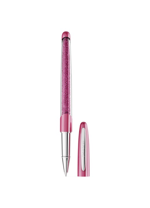 Swarovski Crystalline Nova balpen - detail 2 roze